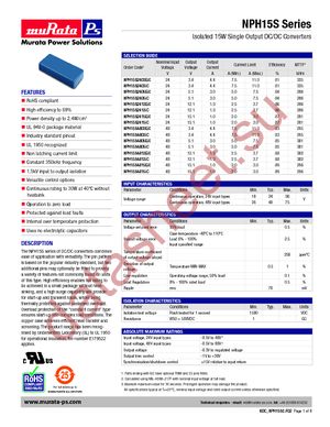 NPH15S2405IC datasheet  